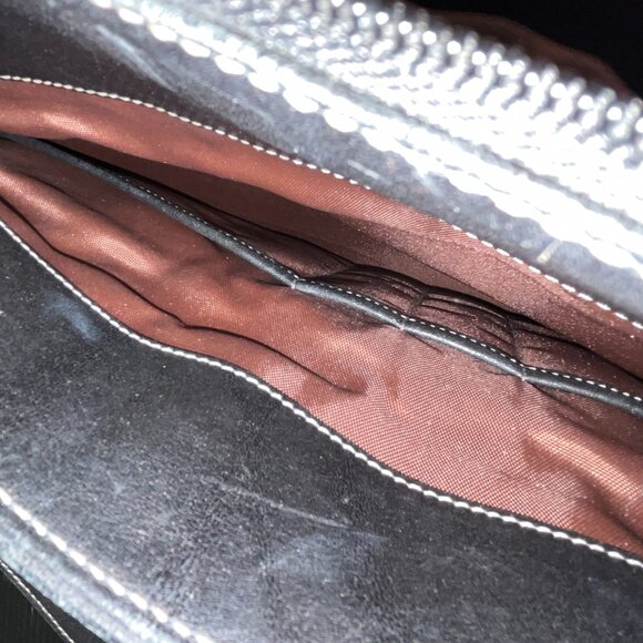 Coach black leather computer tote ipad bag - Picture 10 of 13